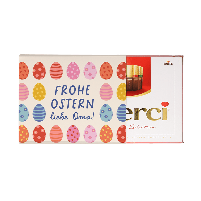Personalisierte Merci Ostern 250g