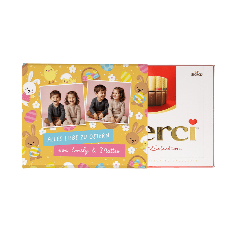 Personalisierte Merci Ostern 250g