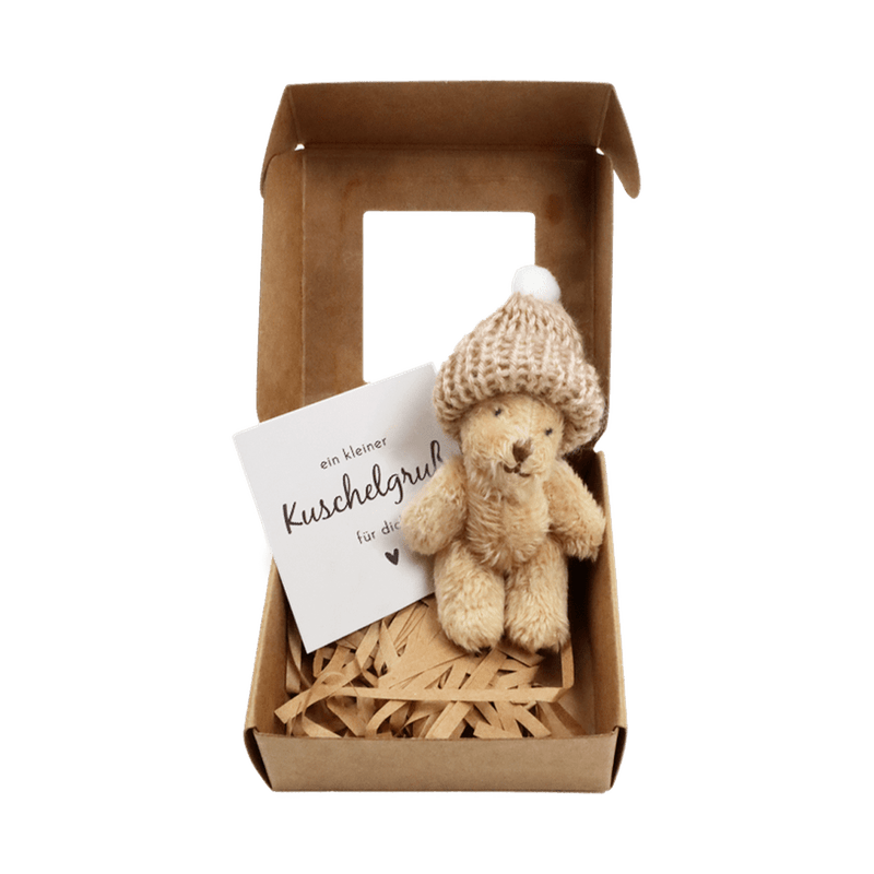 Bärchen in Schachtel “Kuschelgruß”