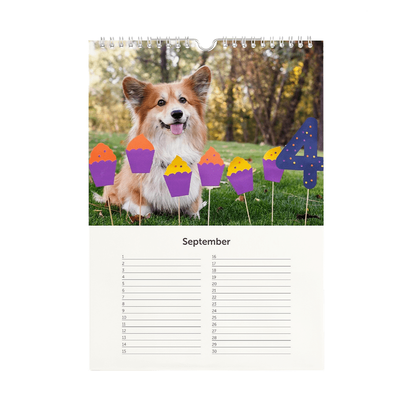 Geburtstagskalender A4 Hochformat