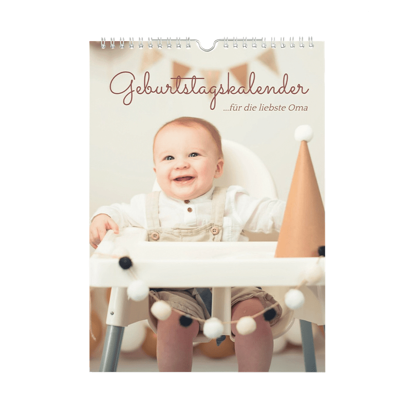 Geburtstagskalender A4 Hochformat