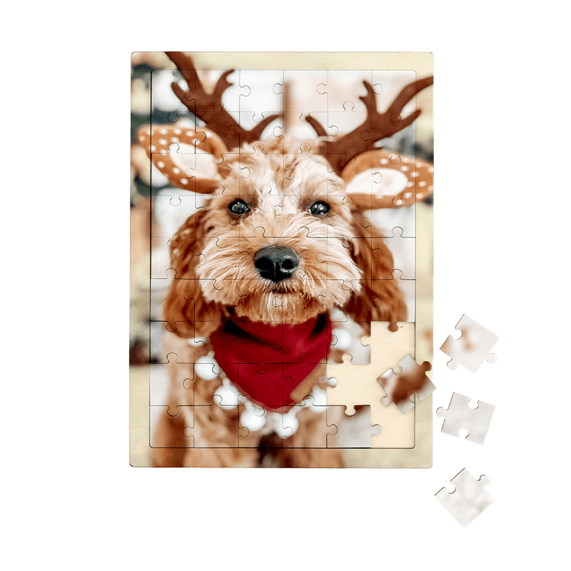 Holzpuzzle (Hochformat, 54 Teile)