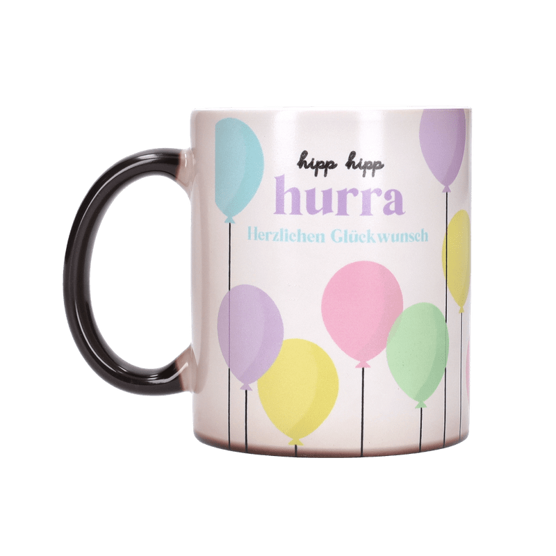 Magische Tasse mit Foto und Text