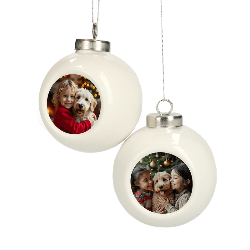 Personalisierte Weihnachtskugeln