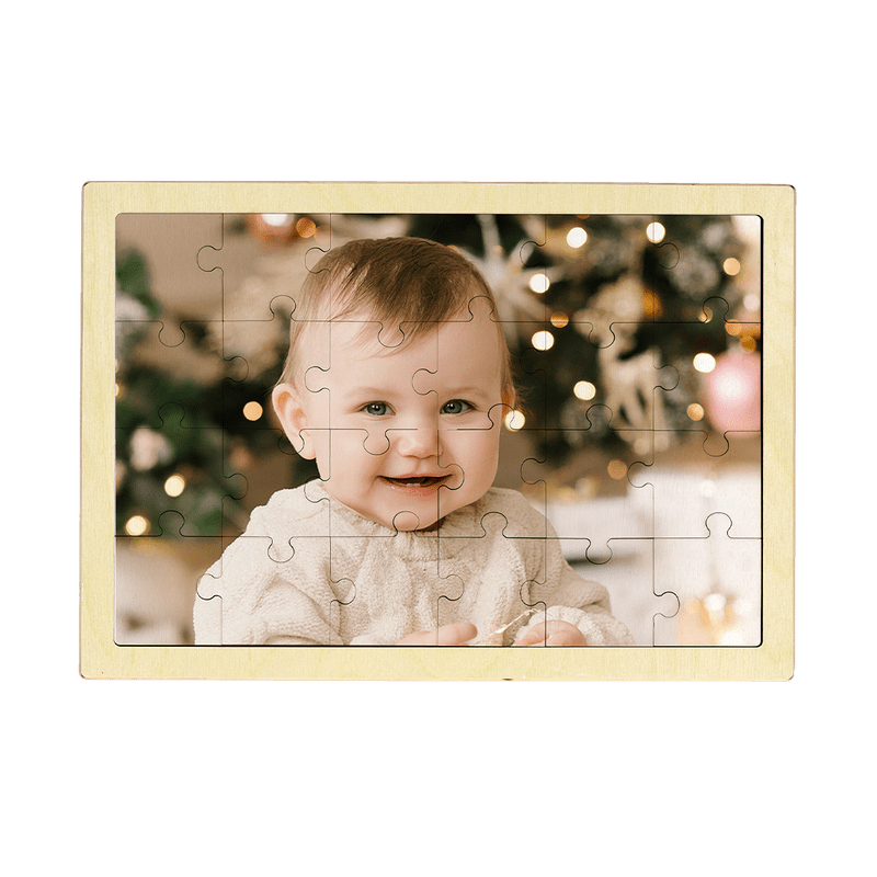 Holzpuzzle (Querformat, 24 Teile)