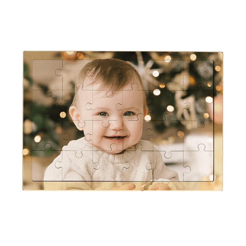 Holzpuzzle (Querformat, 24 Teile)