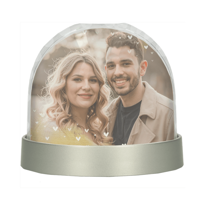 Schneekugel Valentinstag