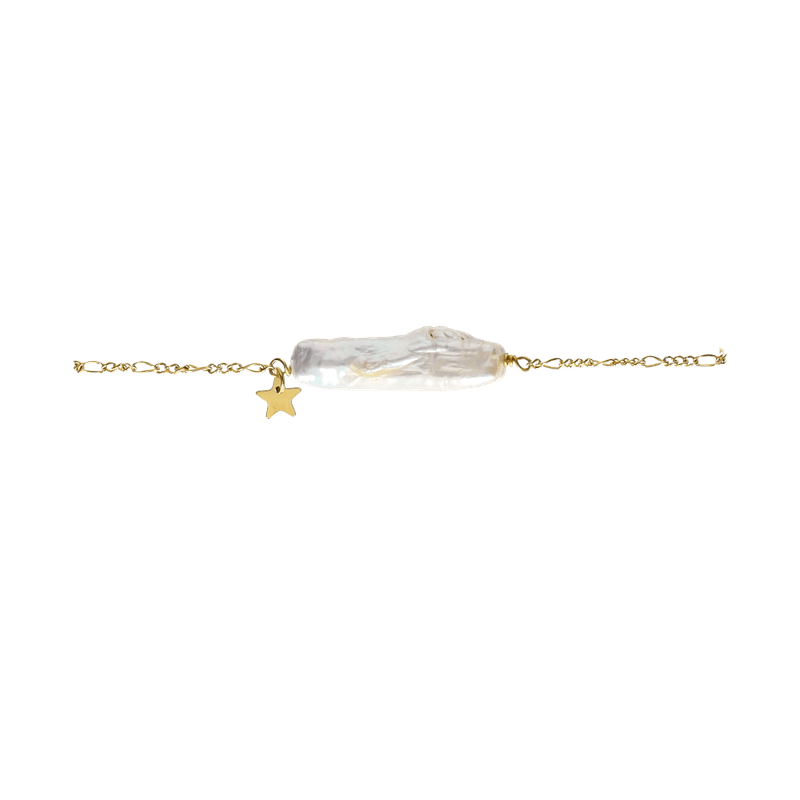 Halskette My Jewellery breite Perle & Stern