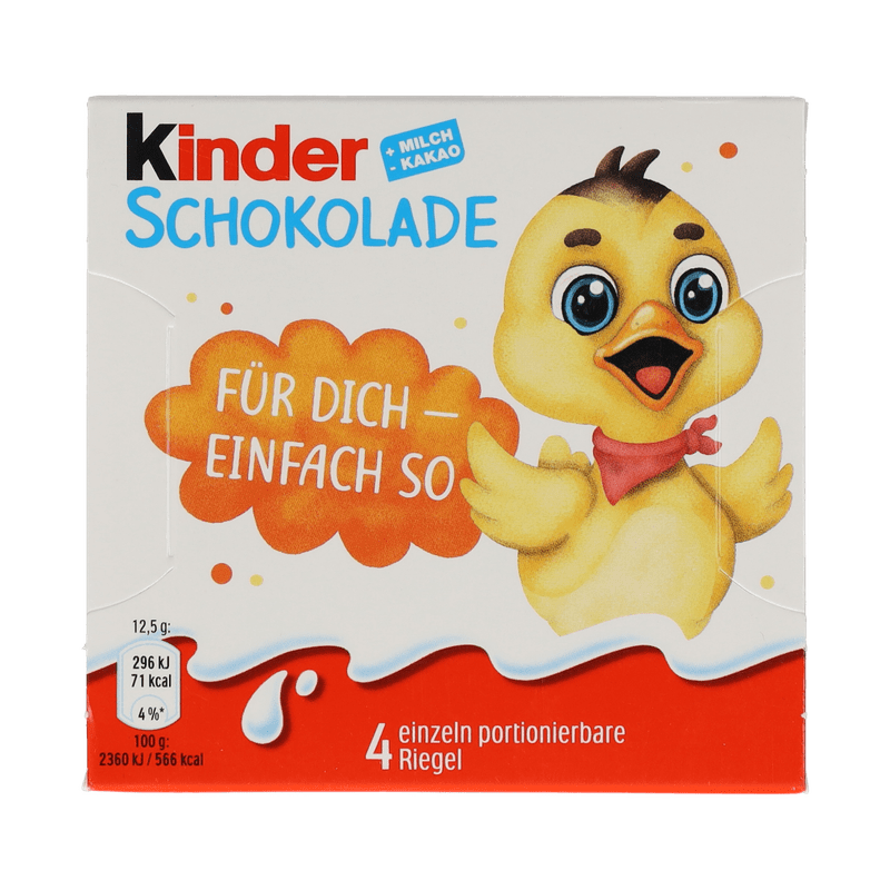 Kinder Schokolade "Für dich - einfach so"