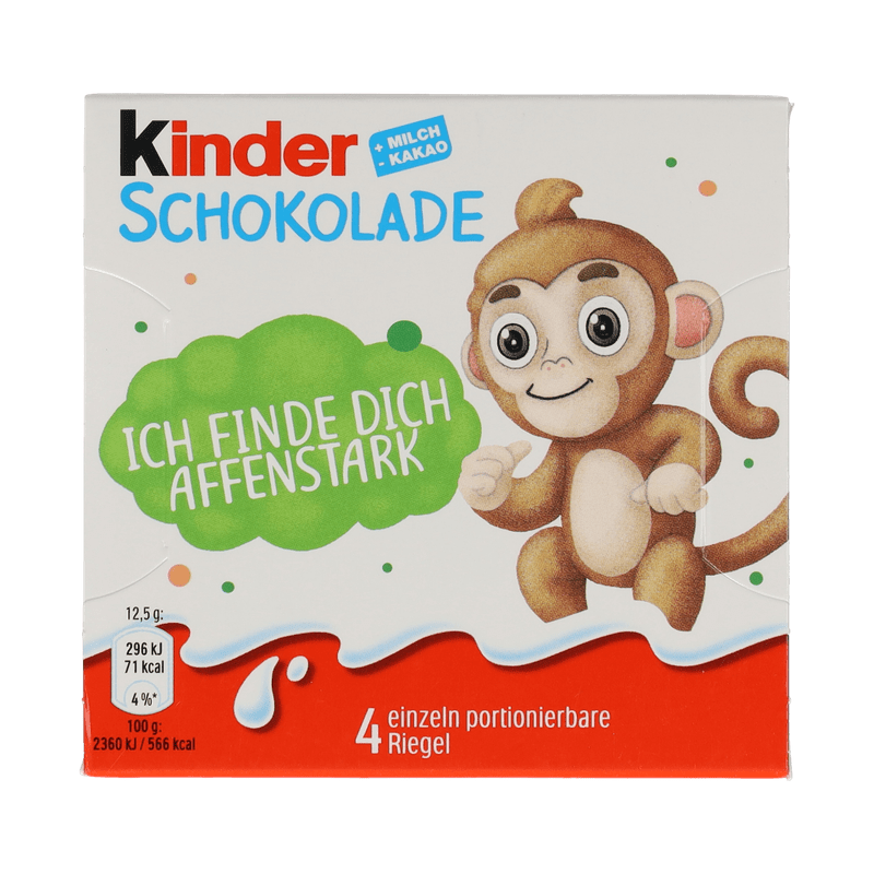 Kinder Schokolade “Affenstark”
