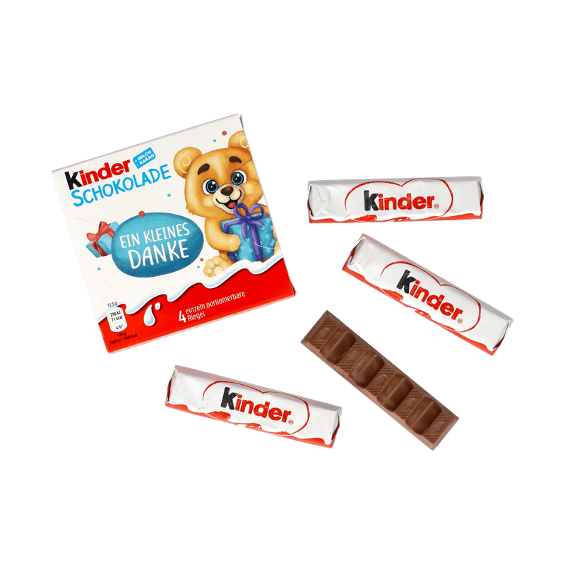 Kinder Schokolade "Ein kleines Danke"
