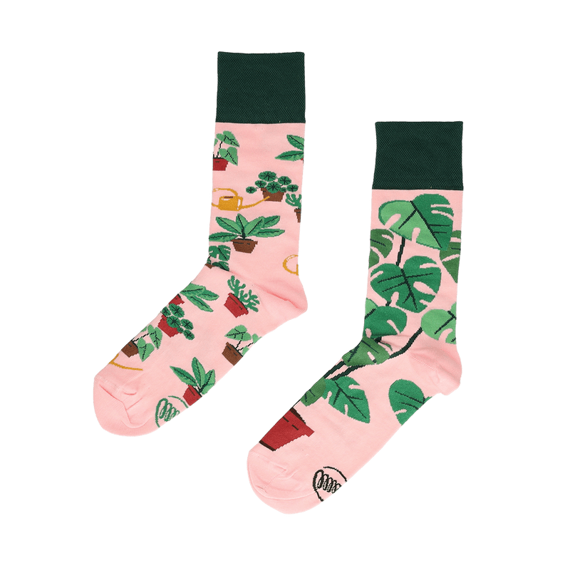 Damensocken Pflanzenmotiv (39-42)