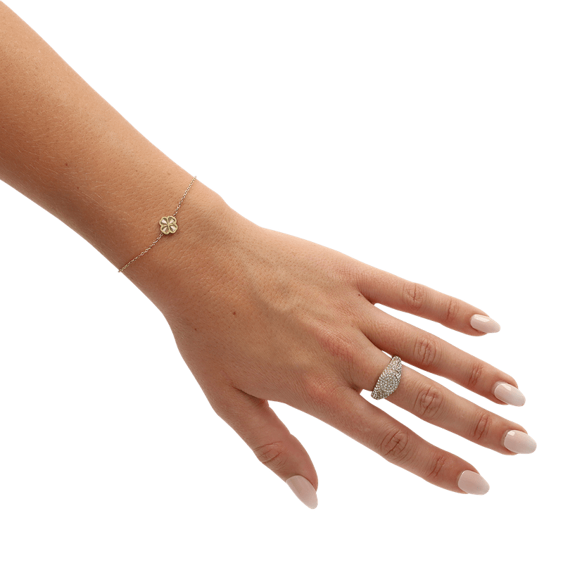 Kleeblatt Armband