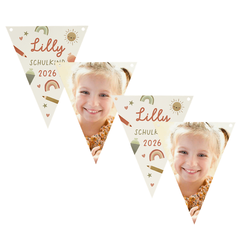 Wimpelkette Einschulung