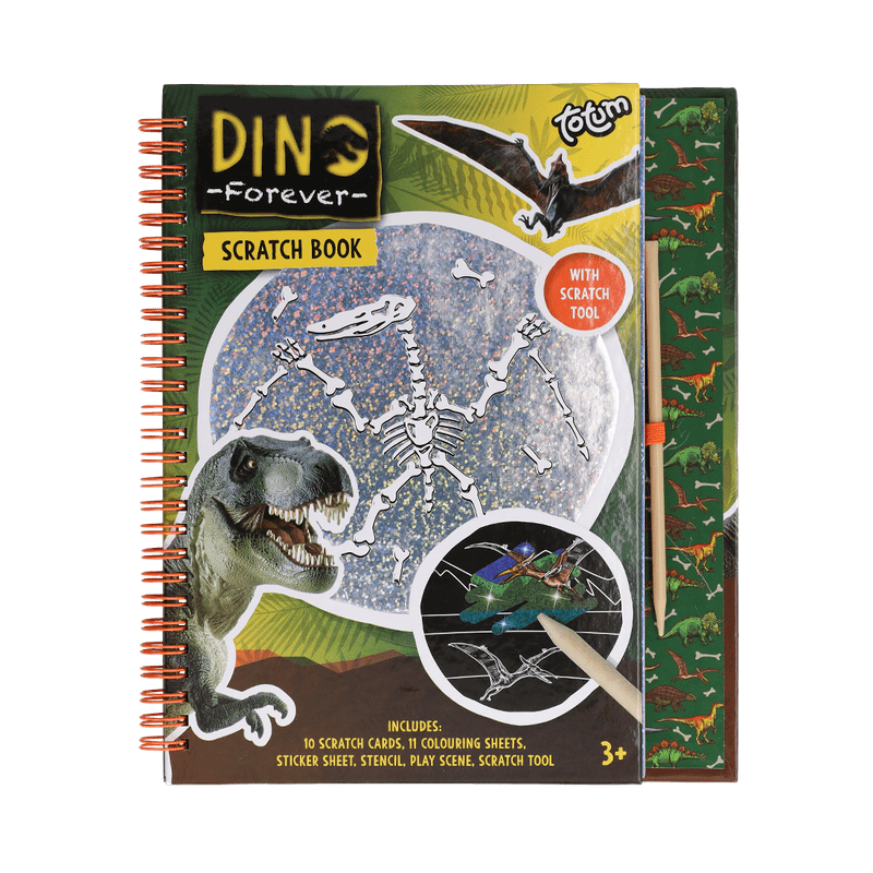Kratzbuch Dino