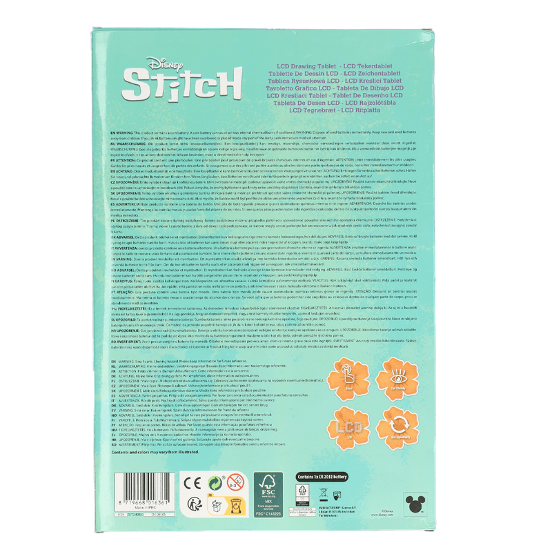 LCD Schreibtafel Stitch