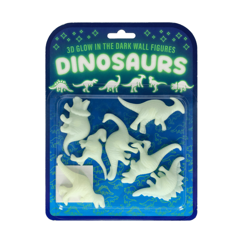 Glow in the Dark Dino 3D-Figuren
