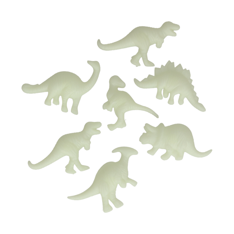 Glow in the Dark Dino 3D-Figuren
