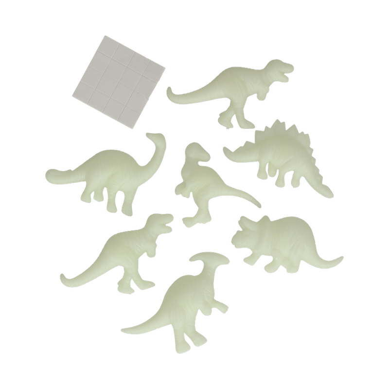 Glow in the Dark Dino 3D-Figuren