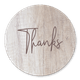 Thanks auf Holz