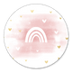 Regenbogen Aquarell rosa