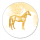 Goldenes Pferd