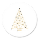 Weihnachtsbaum Netzwerk weiß