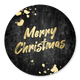 Merry Christmas gold Sprenkel