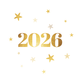 2026 gold und Sternchen