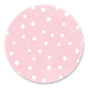 Konfetti weiß auf rosa