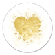 Goldherzchen auf weiß
