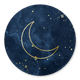 Mond dunkelblau