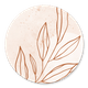 Filigraner Zweig rosé M