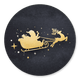 Weihnachtsschlitten schwarz I