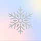 Schneeflocke pastell RO