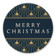 Merry Christmas Art Deco