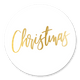 Christmas gold auf weiss I