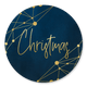 Christmas gold-blau Netzwerk