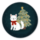 Hund mit Weihnachtsbaum