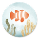Fisch blau