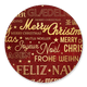 Weihnachtsgruesse gold rot