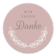 Klassisch Danke rosé
