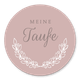 Klassisch Taufe rosé