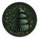 Weihnachtsbaum Origami gruen