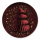 Weihnachtsbaum Origami rot