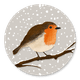 Rotkehlchen beige