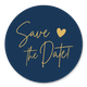 Save the Date dunkelblau