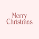 Weihnachten Merry Christmas rosa rot RO