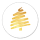 Weihnachtsbaum gold Stift