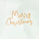 Merry Christmas auf hellgruen RO